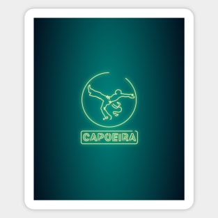 Neon capoeira Sticker